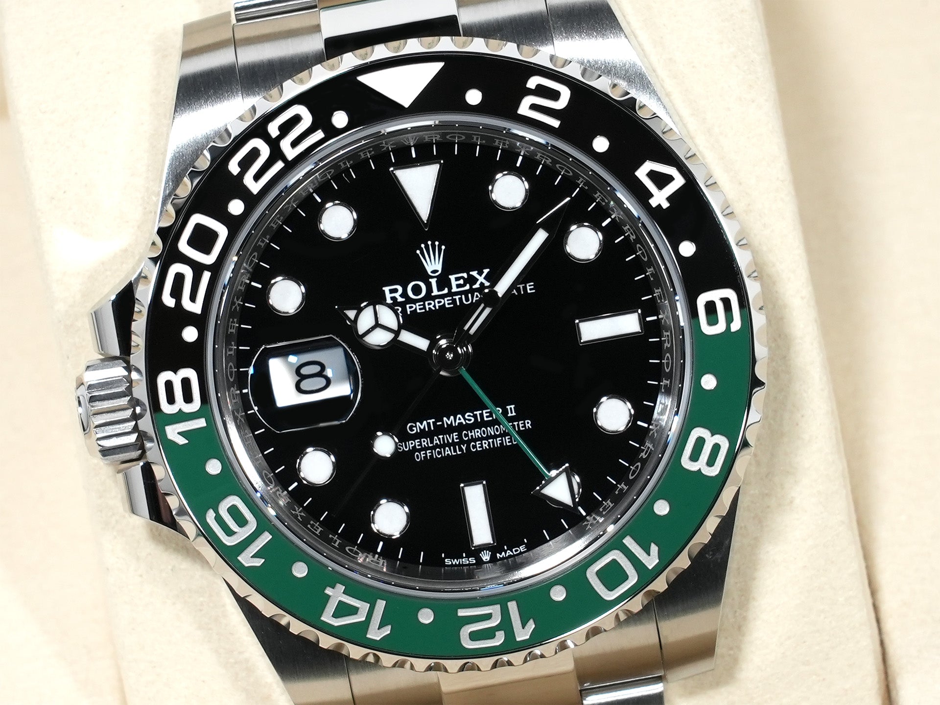 ロレックス GMTマスターII Ref.126720VTNR ステンレススチール ブラック文字盤 オイスターブレスレット 未使用 zvgkbatu