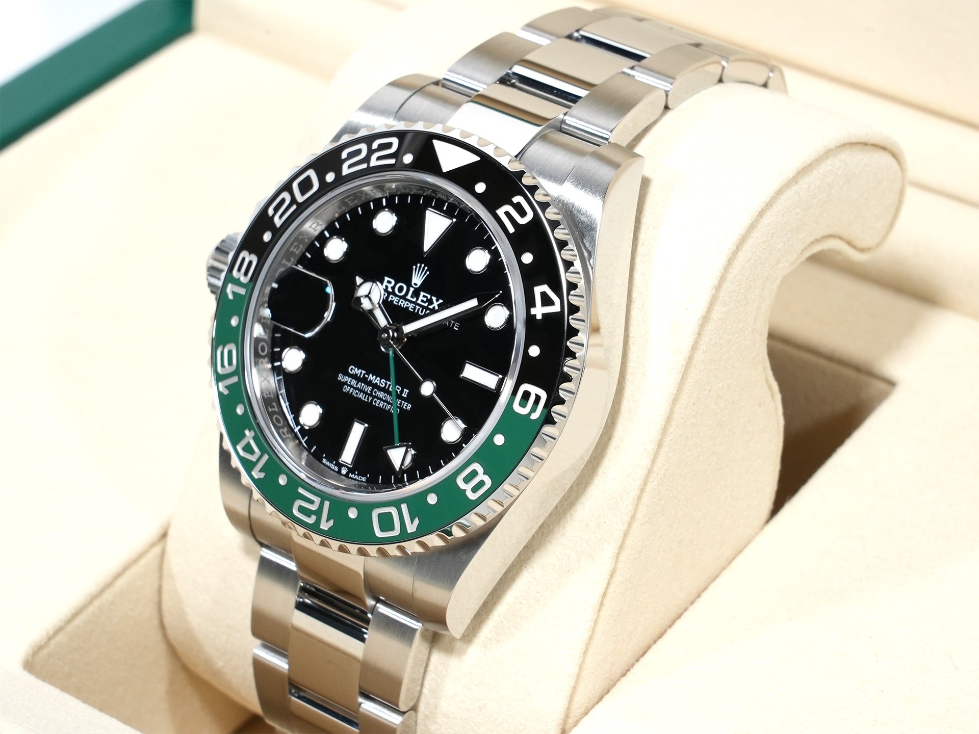 ロレックス GMTマスターII Ref.126720VTNR ステンレススチール ブラック文字盤 オイスターブレスレット 未使用 zvgkbatu