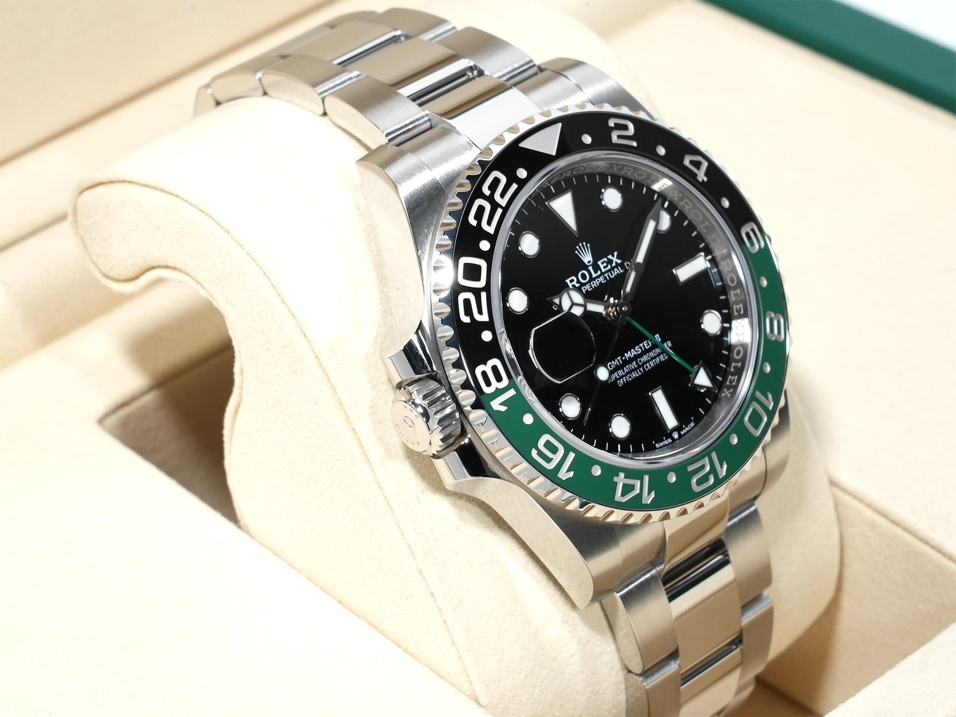 ロレックス GMTマスターII Ref.126720VTNR ステンレススチール ブラック文字盤 オイスターブレスレット 未使用 zvgkbatu