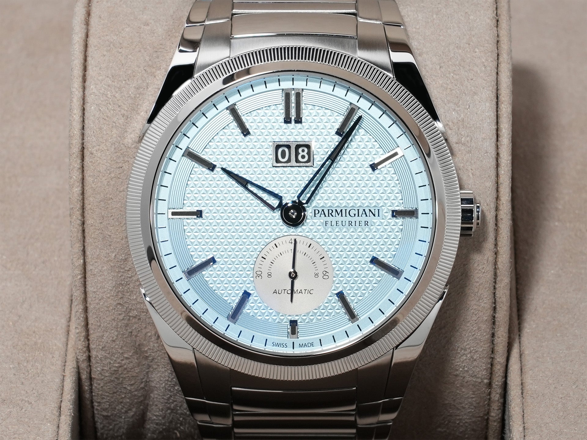 Parmigiani Fleurier Tonda GT Yoshida Special Ref. PFS910-1020006-100182 Stainless Steel Ice Blue Dial Excellent Condition gzjjfbu9