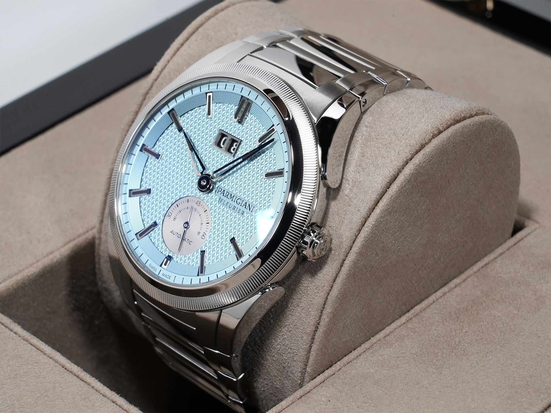 Parmigiani Fleurier Tonda GT Yoshida Special Ref. PFS910-1020006-100182 Stainless Steel Ice Blue Dial Excellent Condition gzjjfbu9