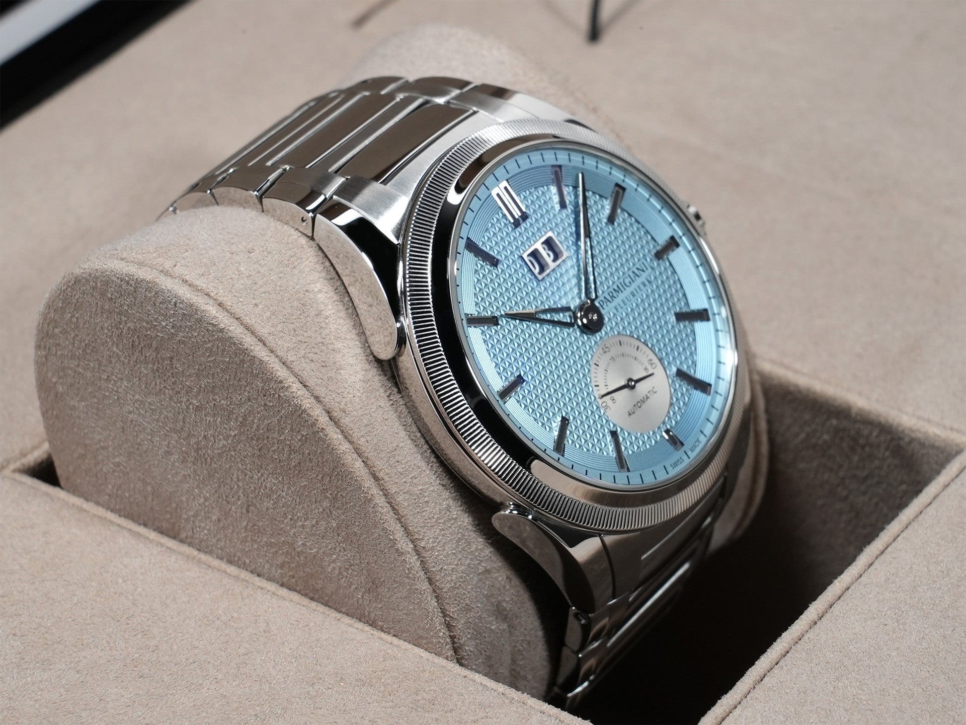 Parmigiani Fleurier Tonda GT Yoshida Special Ref. PFS910-1020006-100182 Stainless Steel Ice Blue Dial Excellent Condition gzjjfbu9