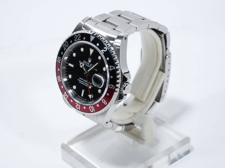 ロレックス GMTマスターII Ref.16710 ステンレススチール ブラック文字盤 オイスターブレスレット 美品 84nfi538