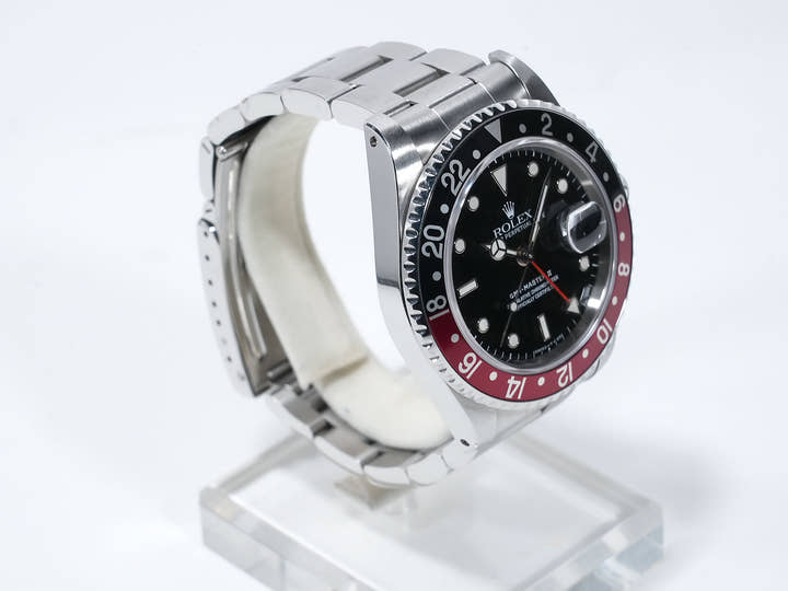 ロレックス GMTマスターII Ref.16710 ステンレススチール ブラック文字盤 オイスターブレスレット 美品 84nfi538