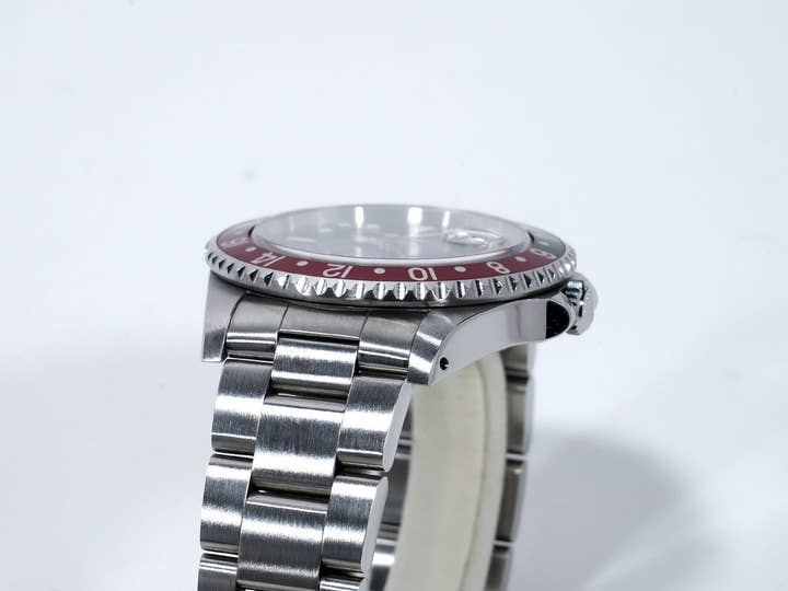 ロレックス GMTマスターII Ref.16710 ステンレススチール ブラック文字盤 オイスターブレスレット 美品 84nfi538