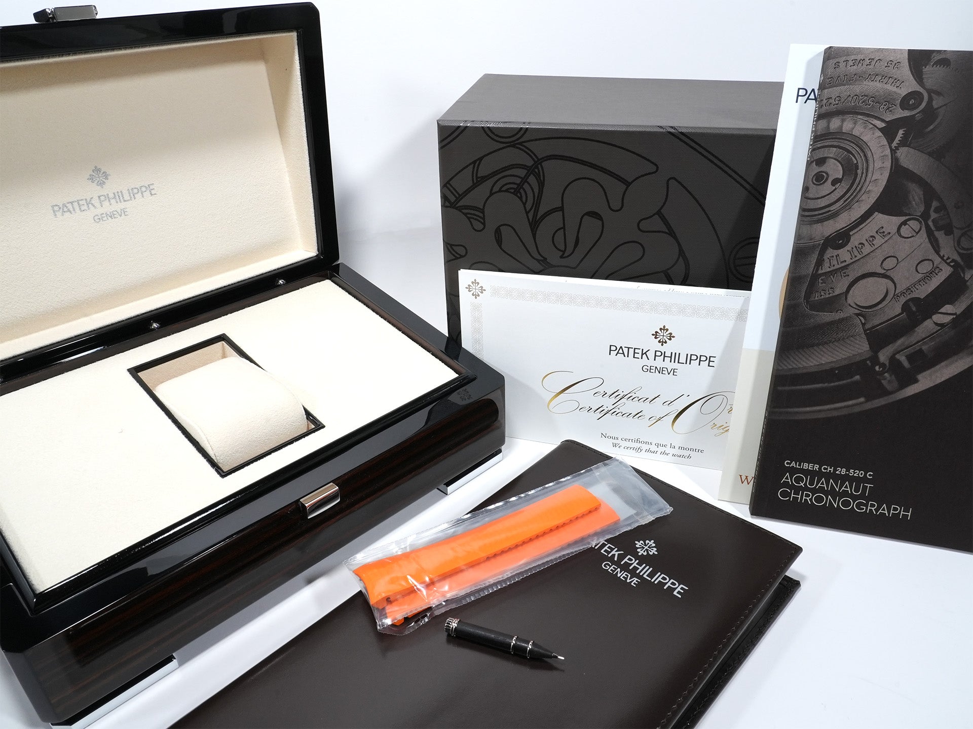 パテックフィリップ アクアノート クロノグラフ Ref.5968A-001 ステンレススチール ブラック文字盤 美中古 hxysfr8f