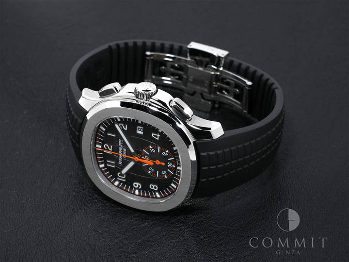 パテックフィリップ アクアノート クロノグラフ Ref.5968A-001 ステンレススチール ブラック文字盤 美中古 hxysfr8f