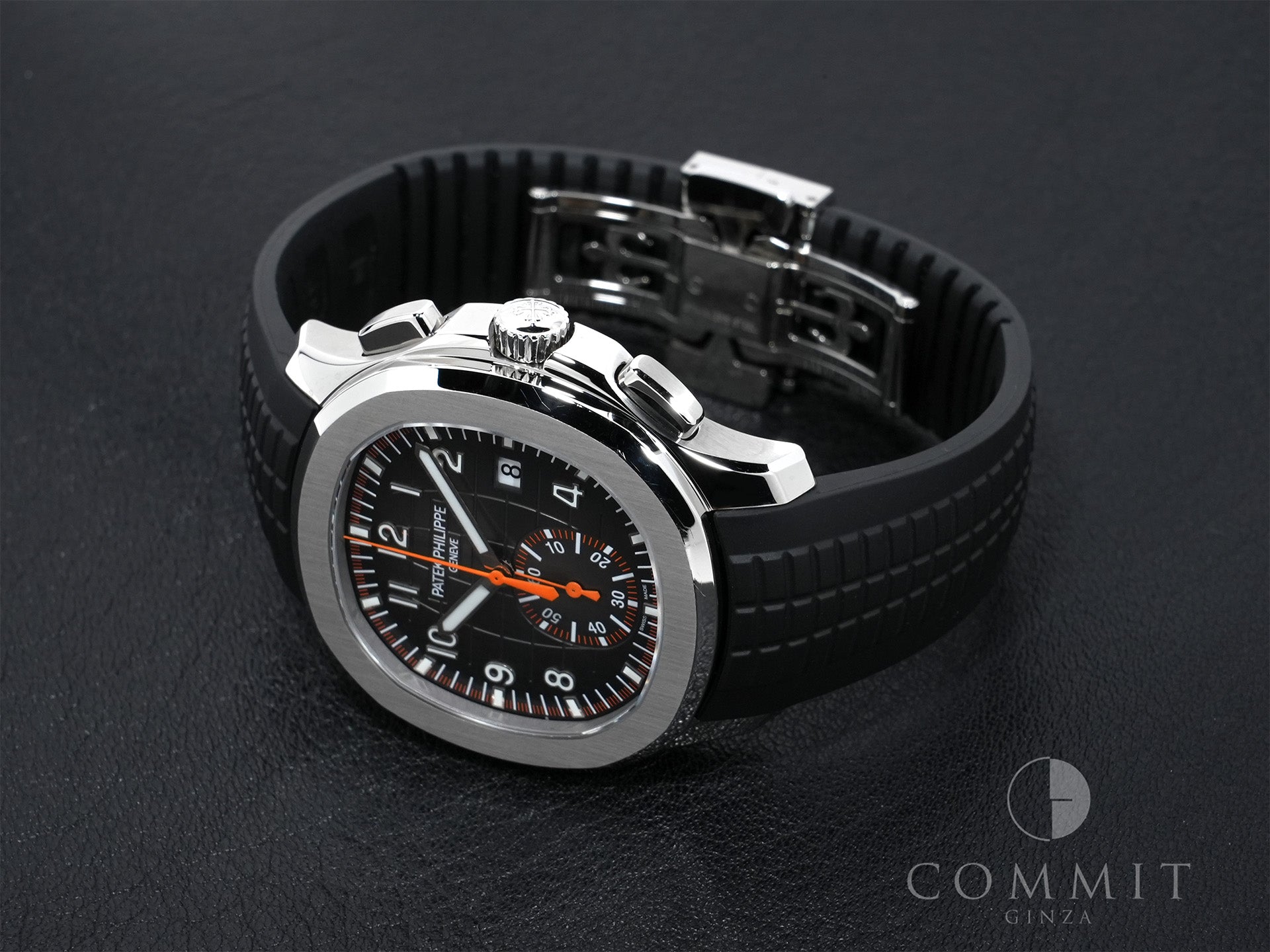 パテックフィリップ アクアノート クロノグラフ Ref.5968A-001 ステンレススチール ブラック文字盤 美中古 hxysfr8f