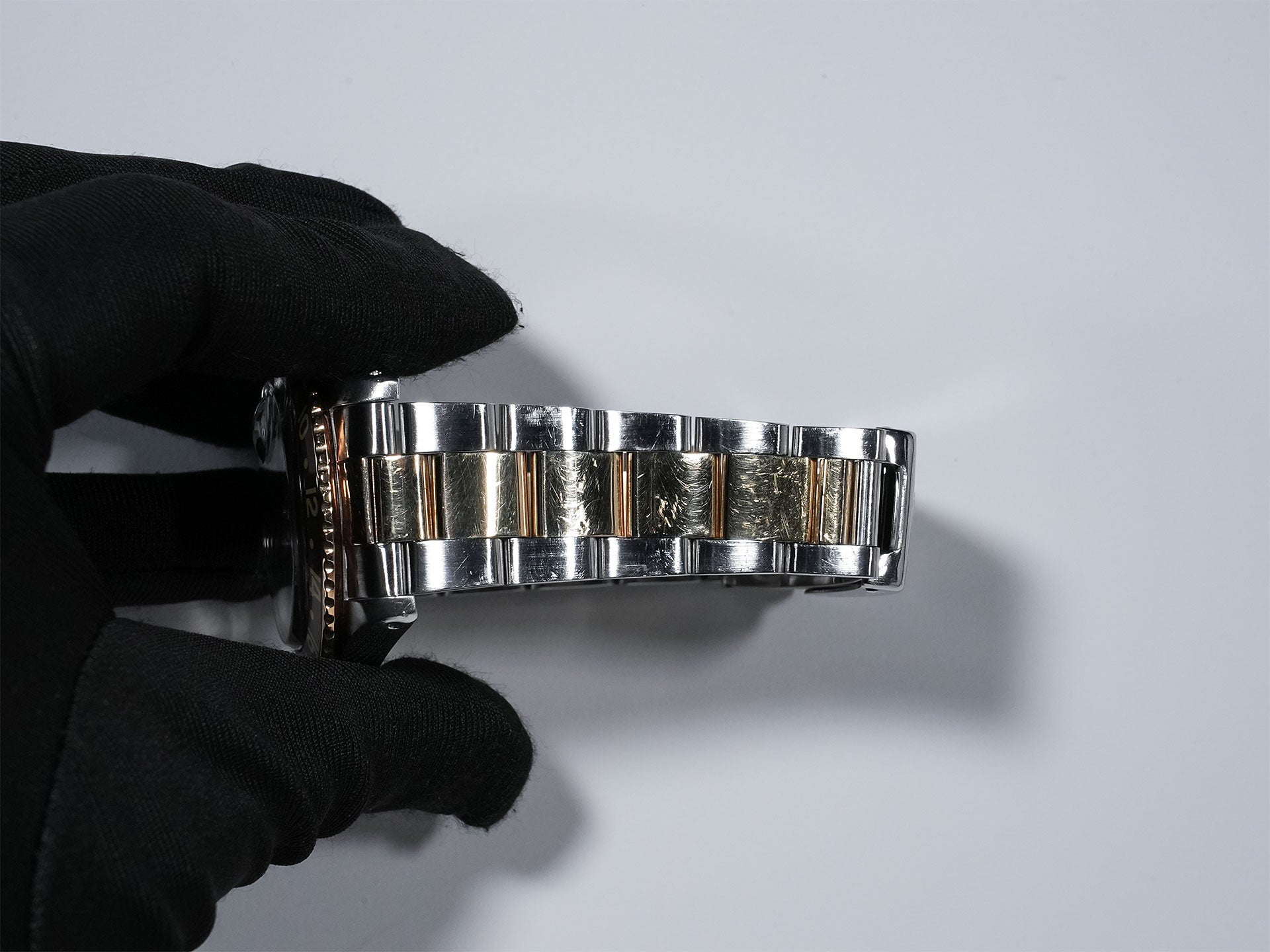 ロレックス GMTマスター Ref.1675/3 ステンレススチール/イエローゴールド ブラウン文字盤 オイスターブレスレット 中古 dtwmxxx3