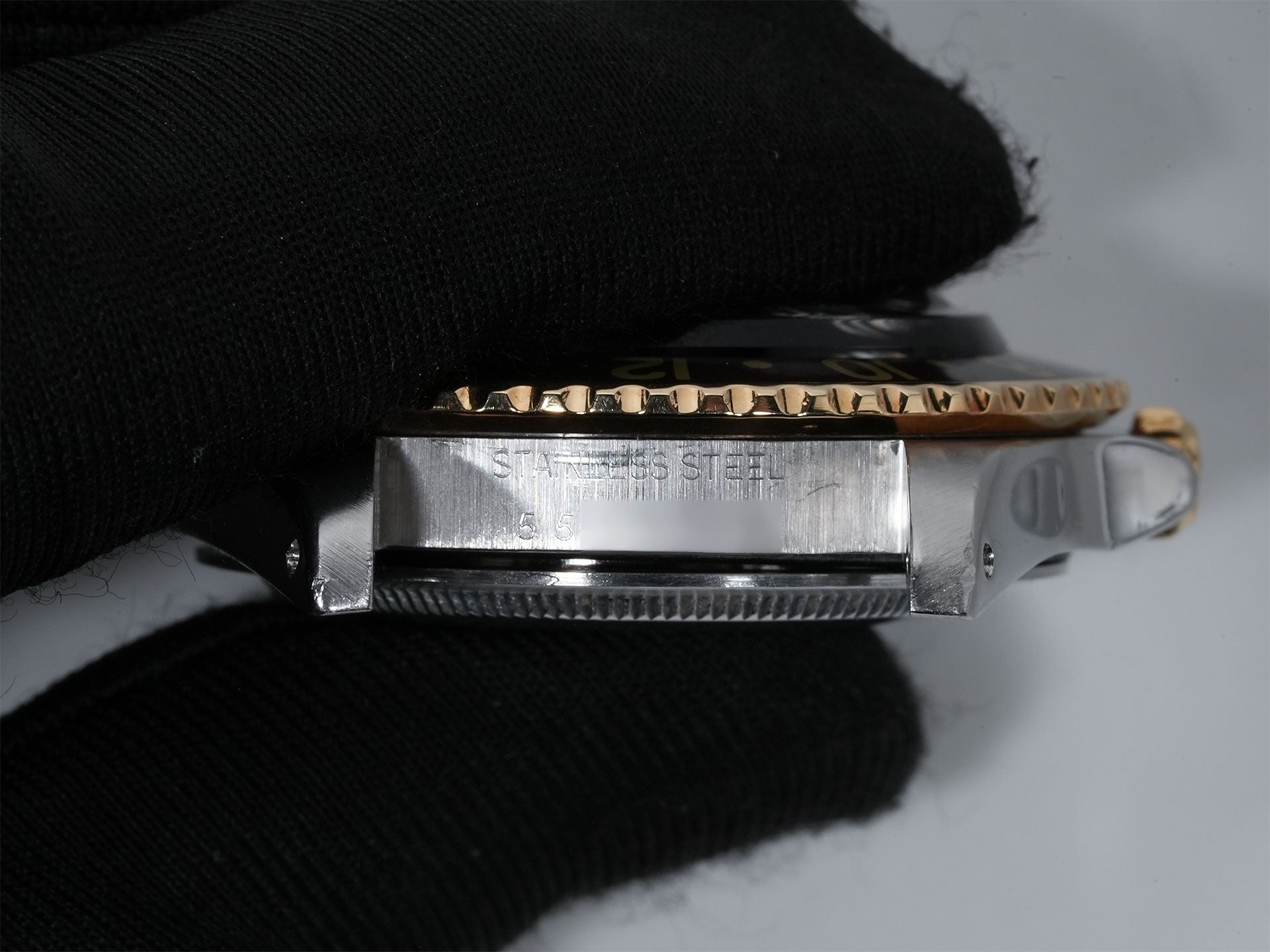 ロレックス GMTマスター Ref.1675/3 ステンレススチール/イエローゴールド ブラウン文字盤 オイスターブレスレット 中古 dtwmxxx3