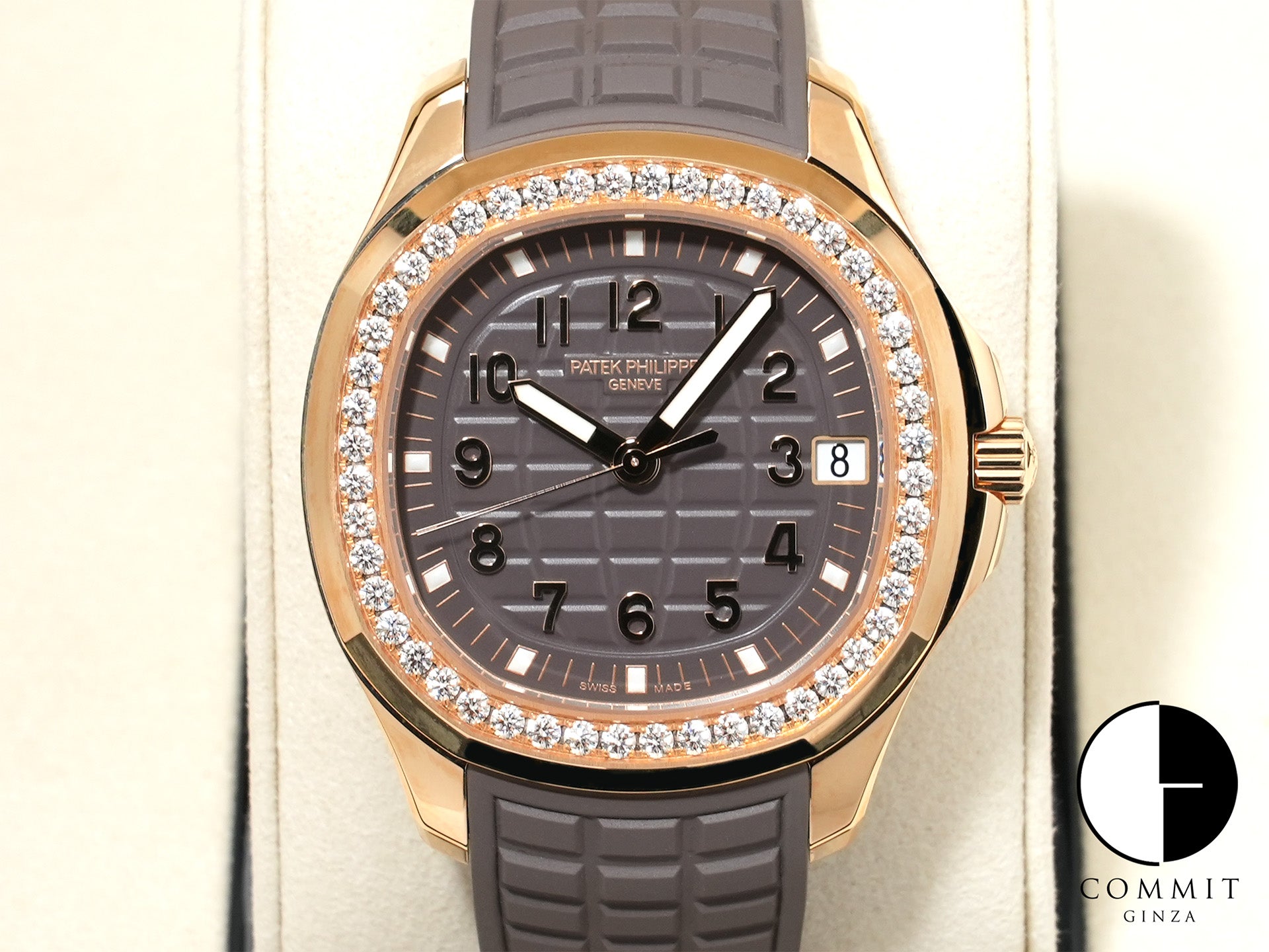 パテックフィリップ アクアノート ルーチェ Ref.5268/200R-010 ローズゴールド トープ文字盤 未使用 3a6d97z8