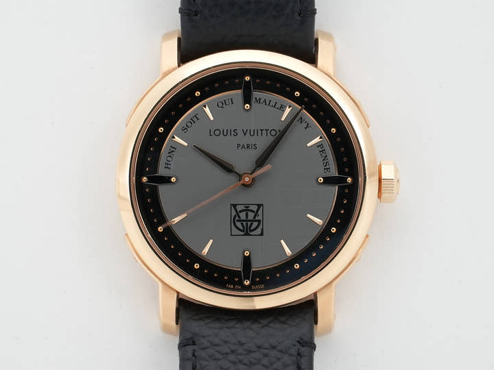 Louis Vuitton Escale Ref. W3PG31 Pink Gold Gray Dial Pre-owned ohfwwyso