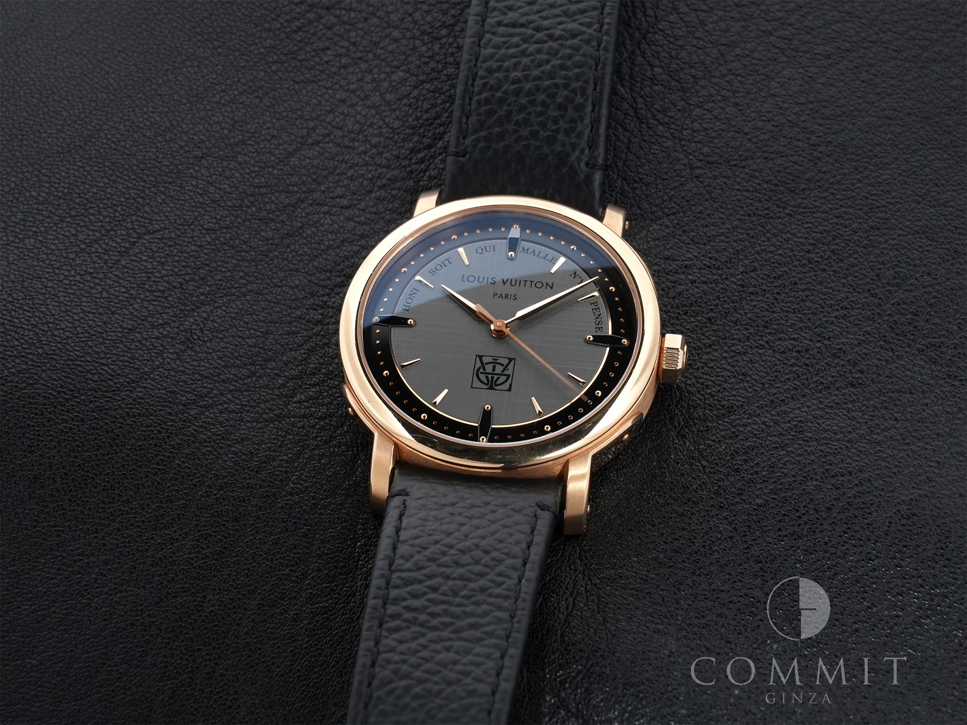 Louis Vuitton Escale Ref. W3PG31 Pink Gold Gray Dial Pre-owned ohfwwyso