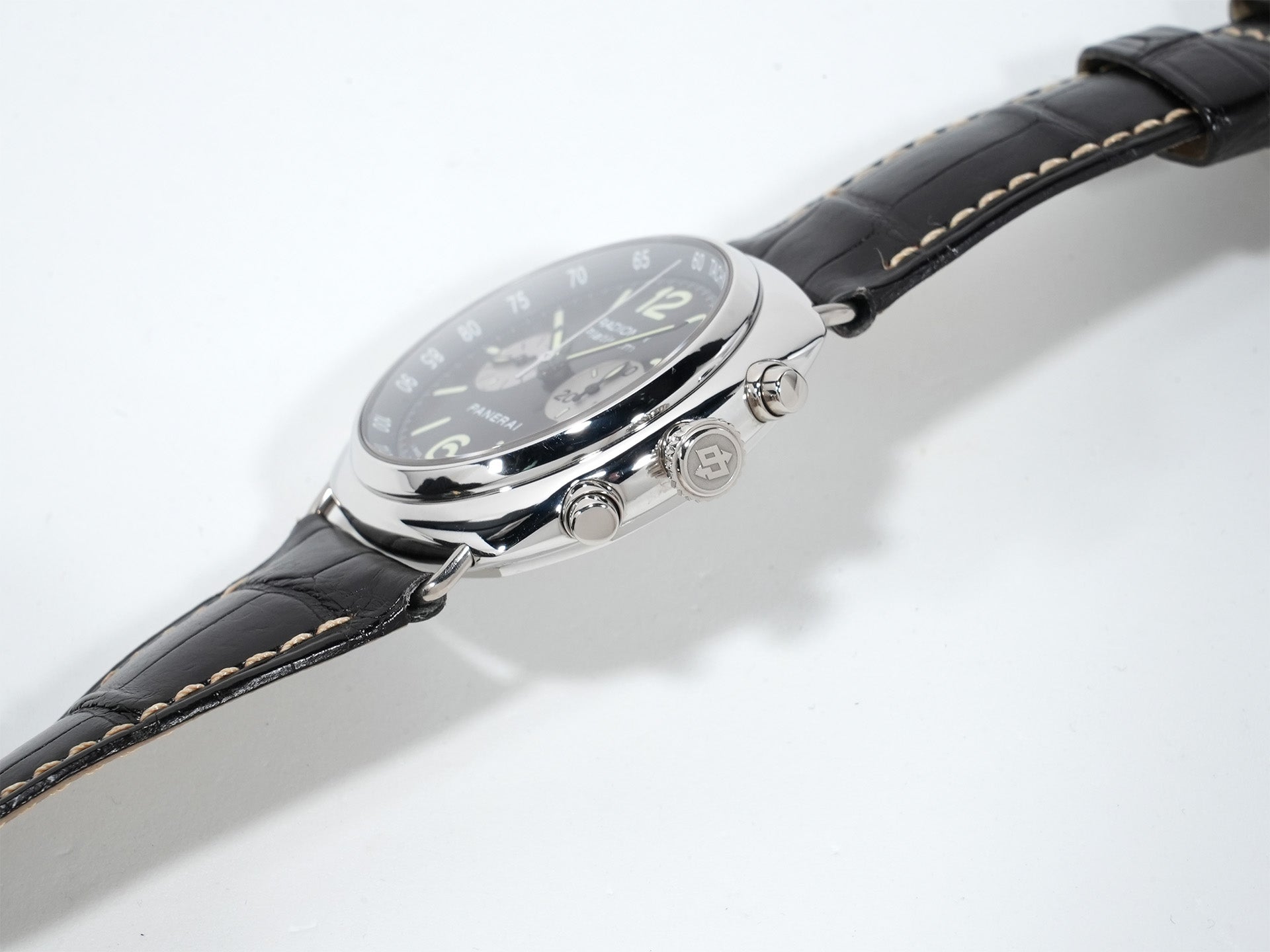 Panerai Radiomir Platinum Chronograph Wempe Limited Edition Ref. PAM00218 Platinum Black Dial Pre-owned ab8vabkn