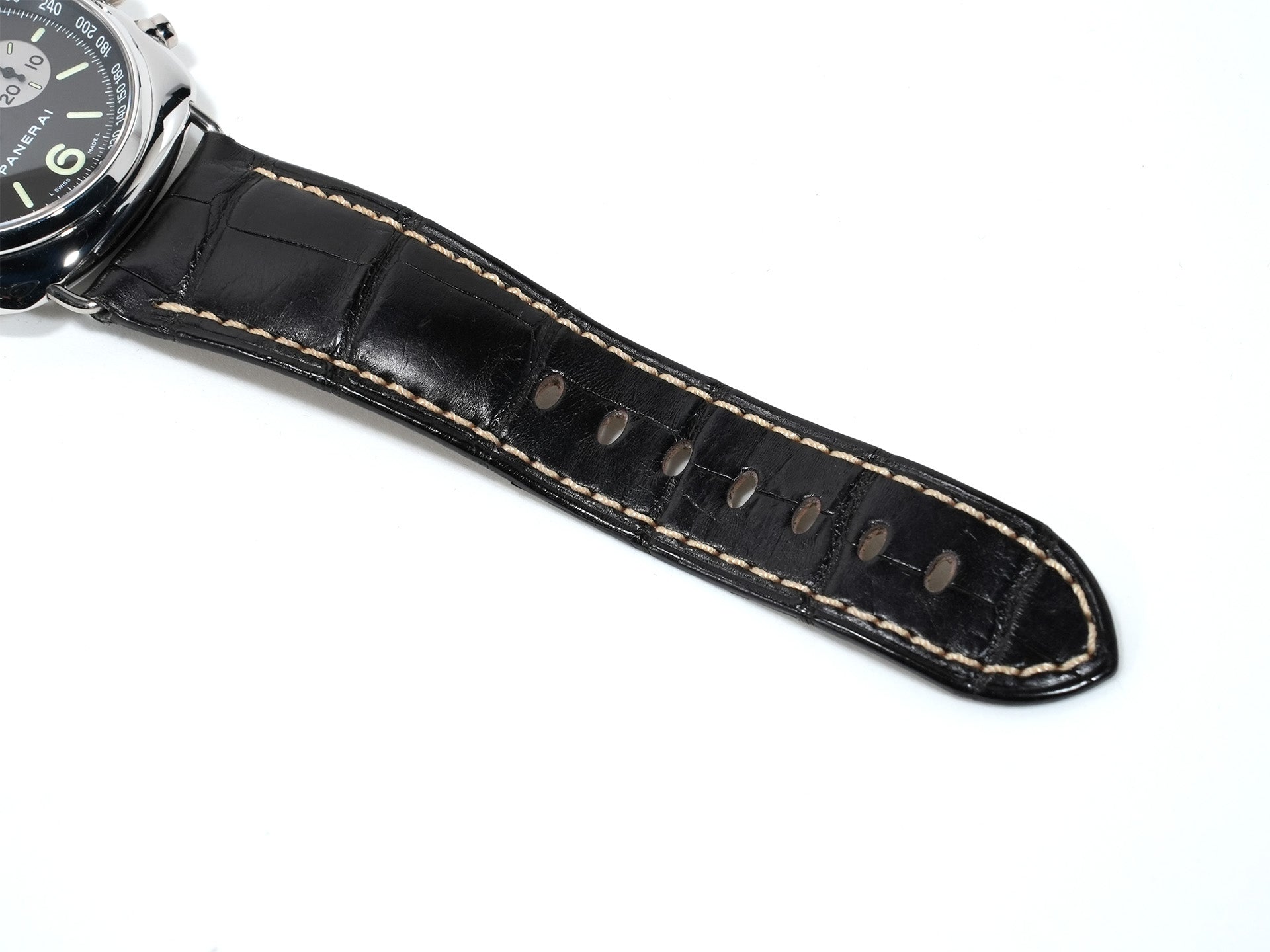 Panerai Radiomir Platinum Chronograph Wempe Limited Edition Ref. PAM00218 Platinum Black Dial Pre-owned ab8vabkn