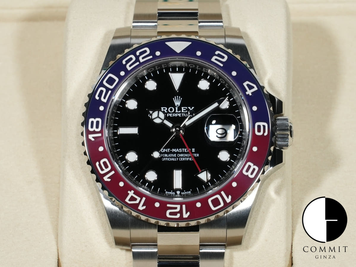 Rolex GMT-Master II Ref. 126710BLRO Stainless Steel Black Dial Oyster Bracelet Unused h9qpyxcd