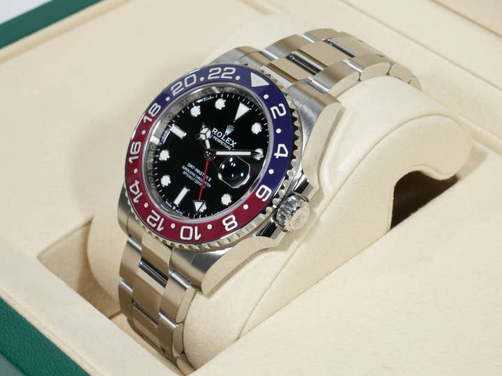 Rolex GMT-Master II Ref. 126710BLRO Stainless Steel Black Dial Oyster Bracelet Unused h9qpyxcd