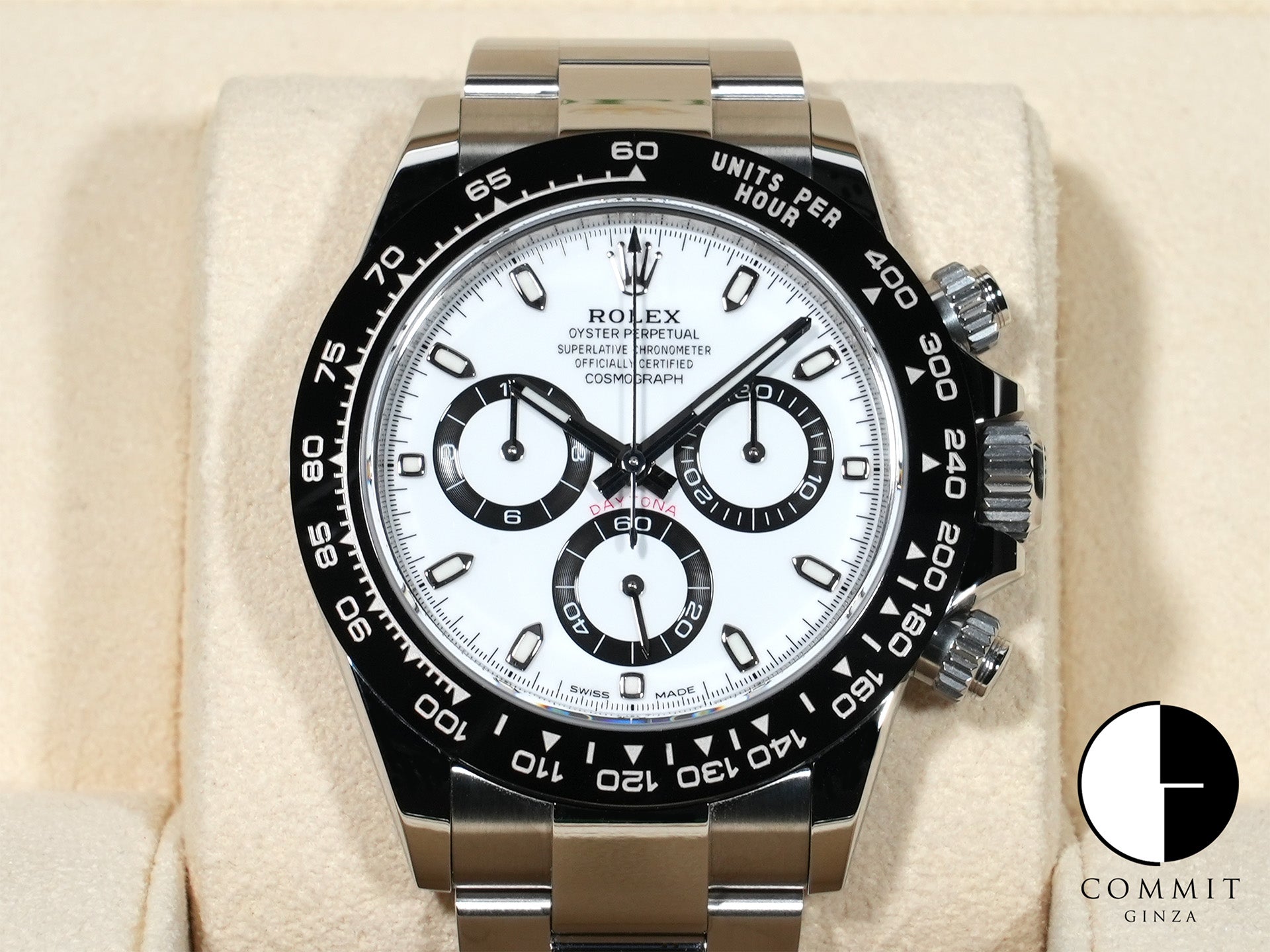 ロレックス デイトナ Ref.116500LN ステンレススチール ホワイト文字盤 美品 hhmsxzd3