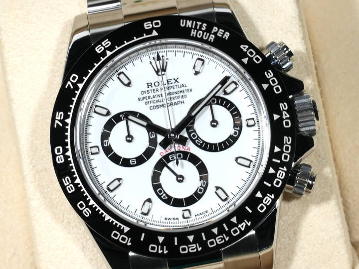 Rolex Daytona Ref. 116500LN Stainless Steel White Dial Excellent Condition hwe565br