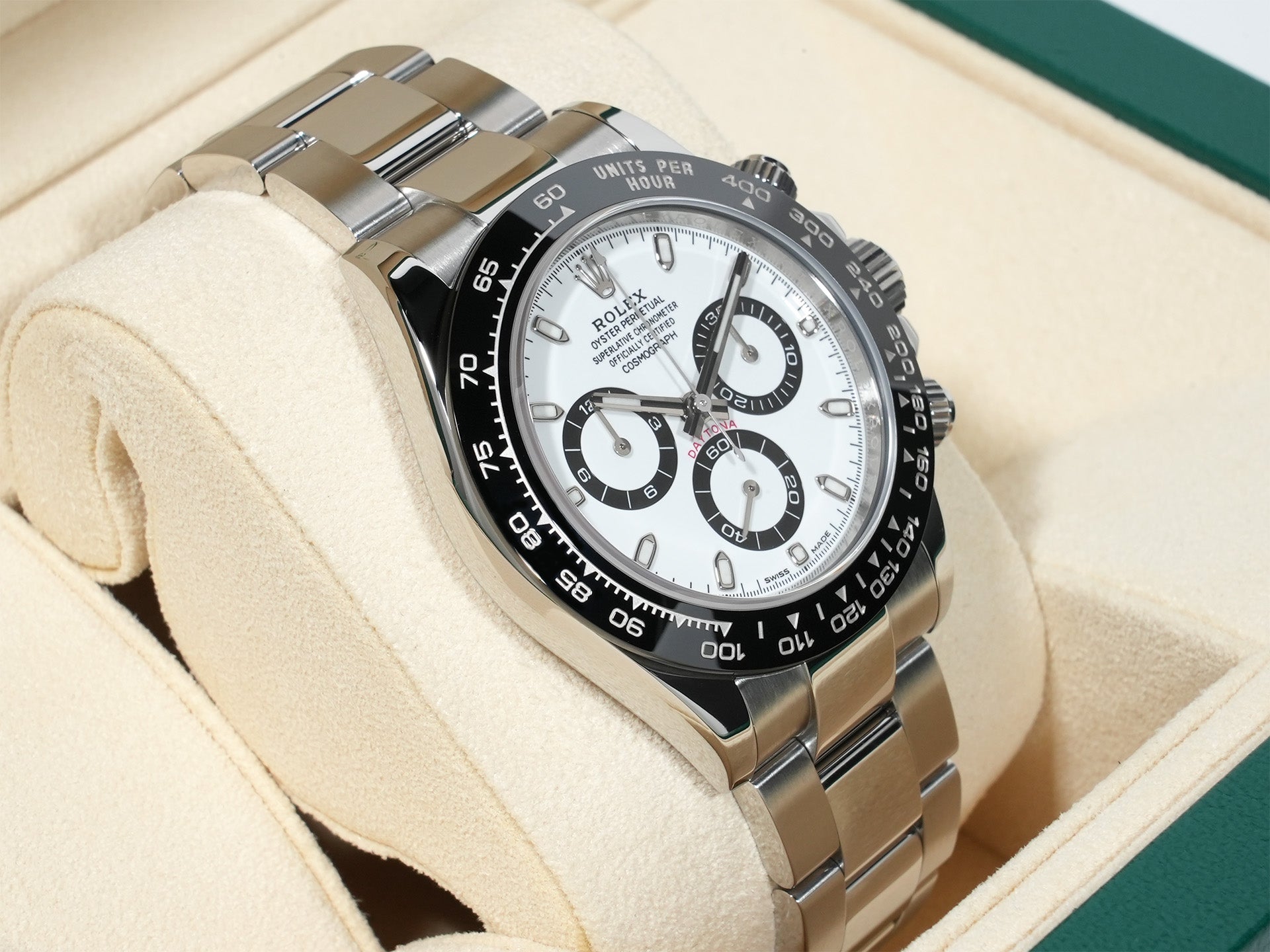 Rolex Daytona Ref. 116500LN Stainless Steel White Dial Excellent Condition hwe565br