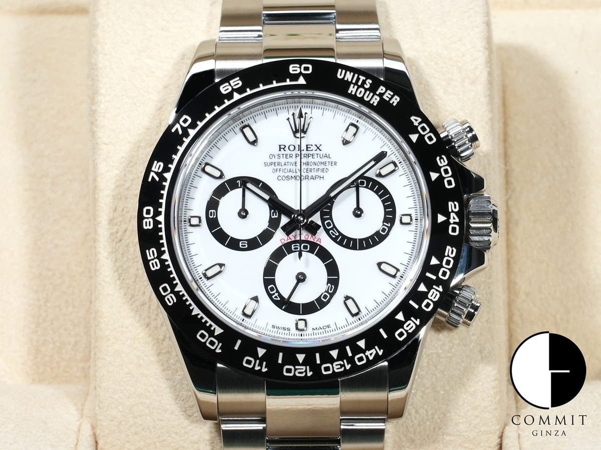 Rolex Daytona Ref. 116500LN Stainless Steel White Dial Excellent Condition 8o4k2424