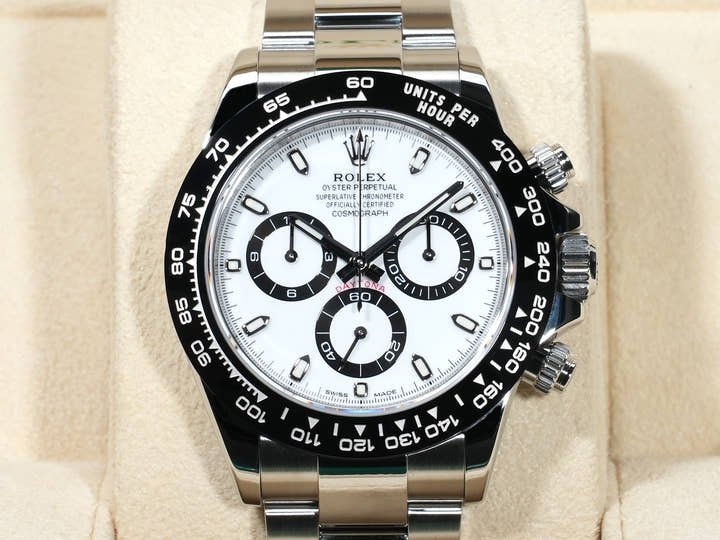 Rolex Daytona Ref. 116500LN Stainless Steel White Dial Excellent Condition 8o4k2424