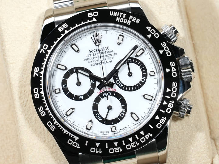 Rolex Daytona Ref. 116500LN Stainless Steel White Dial Excellent Condition 8o4k2424