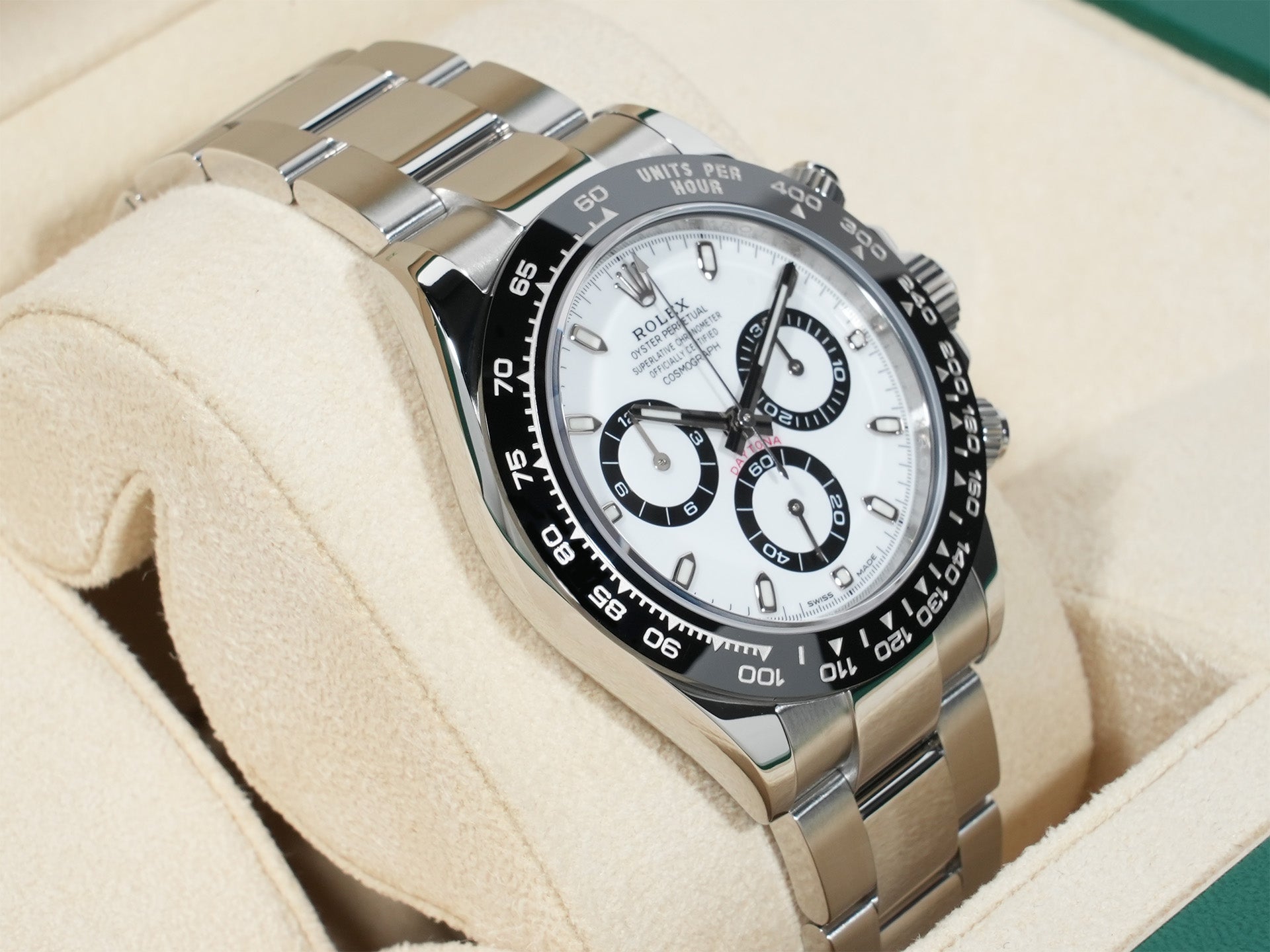 Rolex Daytona Ref. 116500LN Stainless Steel White Dial Excellent Condition 8o4k2424