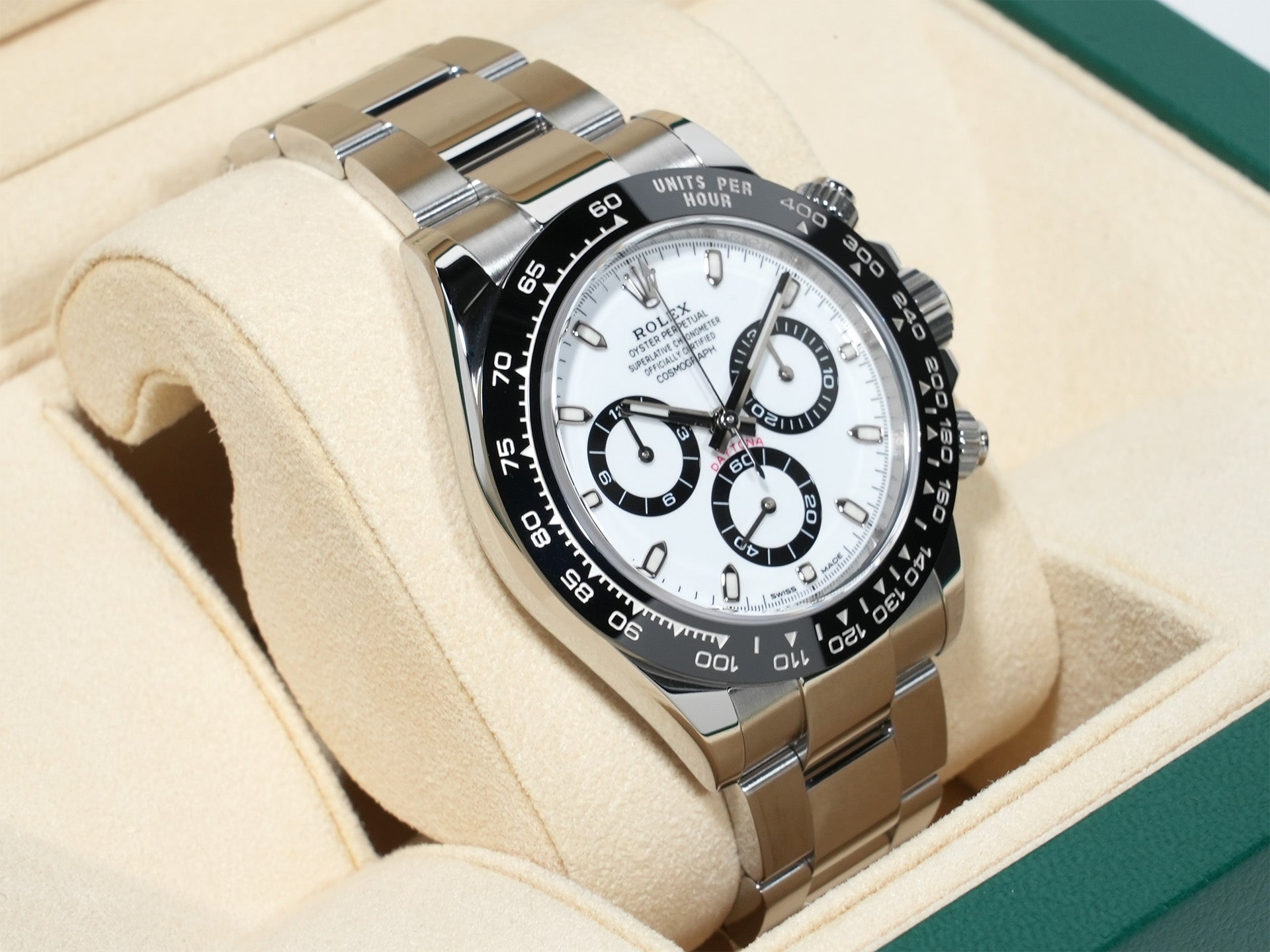 Rolex Daytona Ref. 116500LN Stainless Steel White Dial Excellent Condition 69syma8p