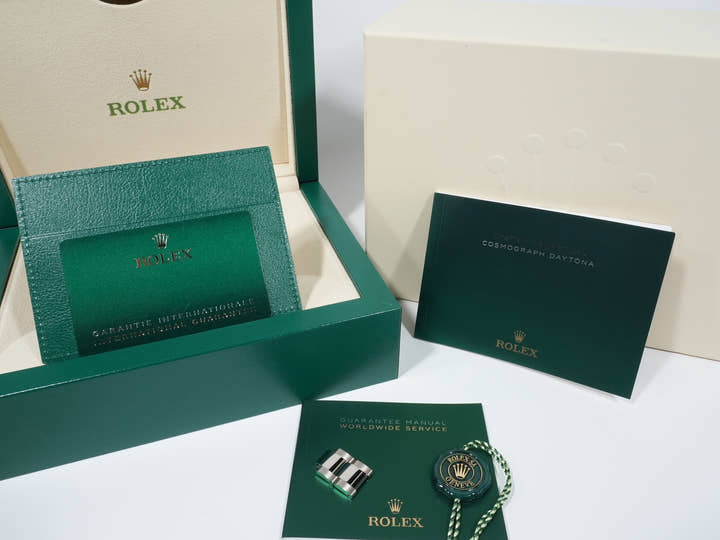 Rolex Daytona Ref. 126509 White Gold with Bright Black and Steel Dial, Excellent Condition 9ao38rup