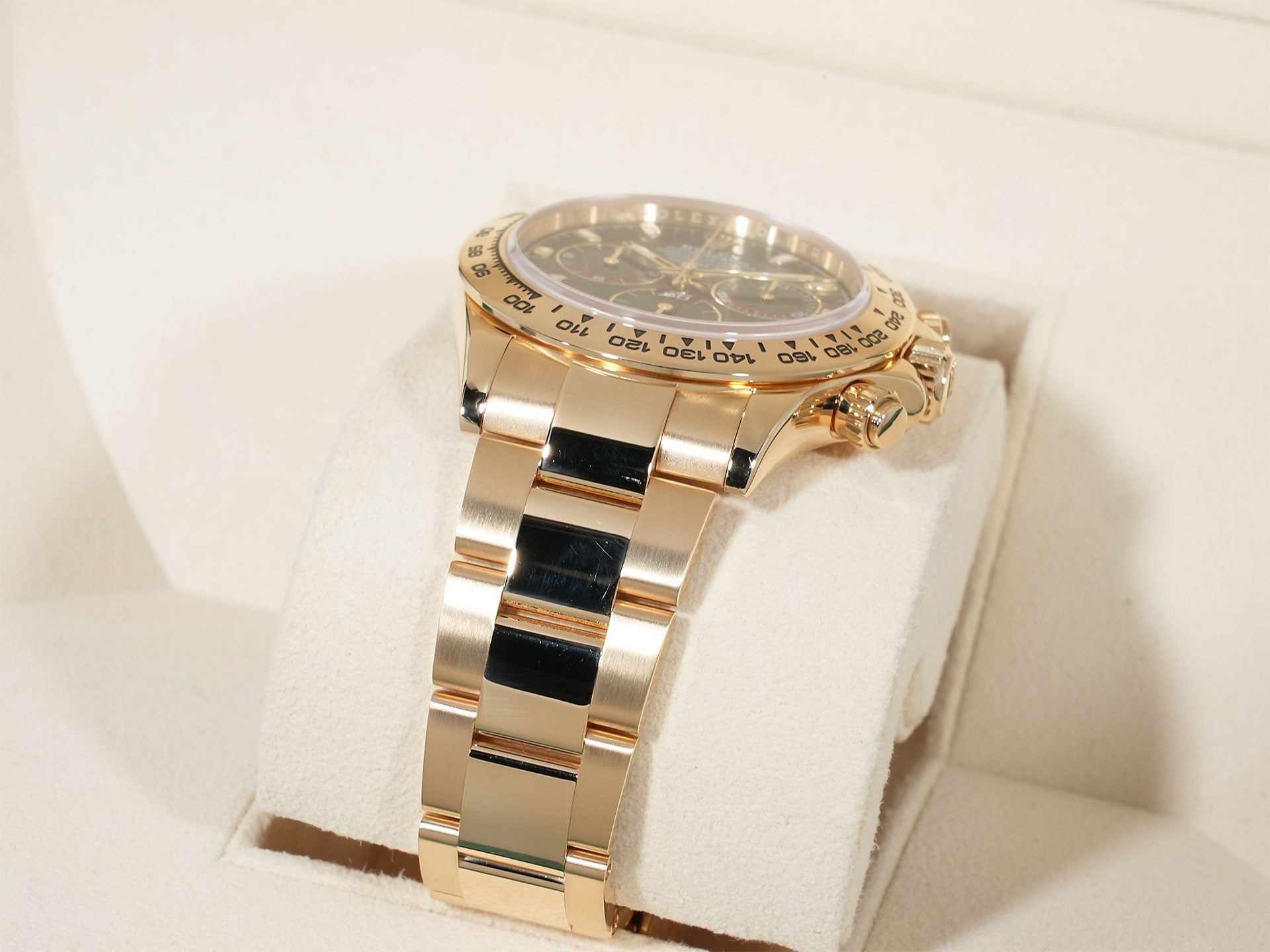 Rolex Daytona Ref. 116508 Yellow Gold Green Dial Excellent Condition 5srafs7e