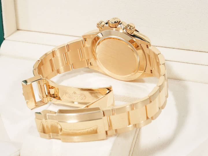 Rolex Daytona Ref. 116508 Yellow Gold Green Dial Excellent Condition 5srafs7e