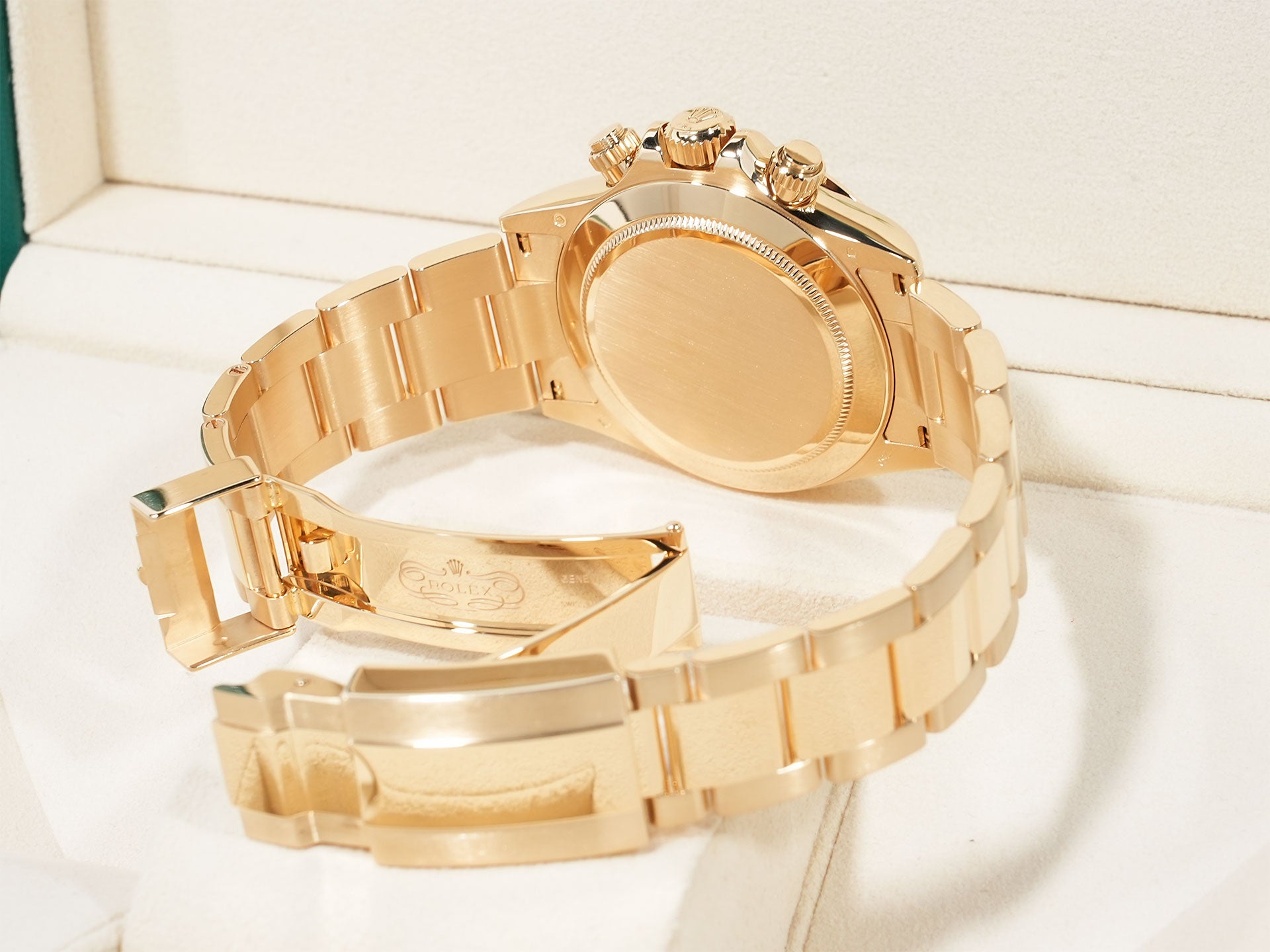 Rolex Daytona Ref. 116508 Yellow Gold Green Dial Excellent Condition 5srafs7e