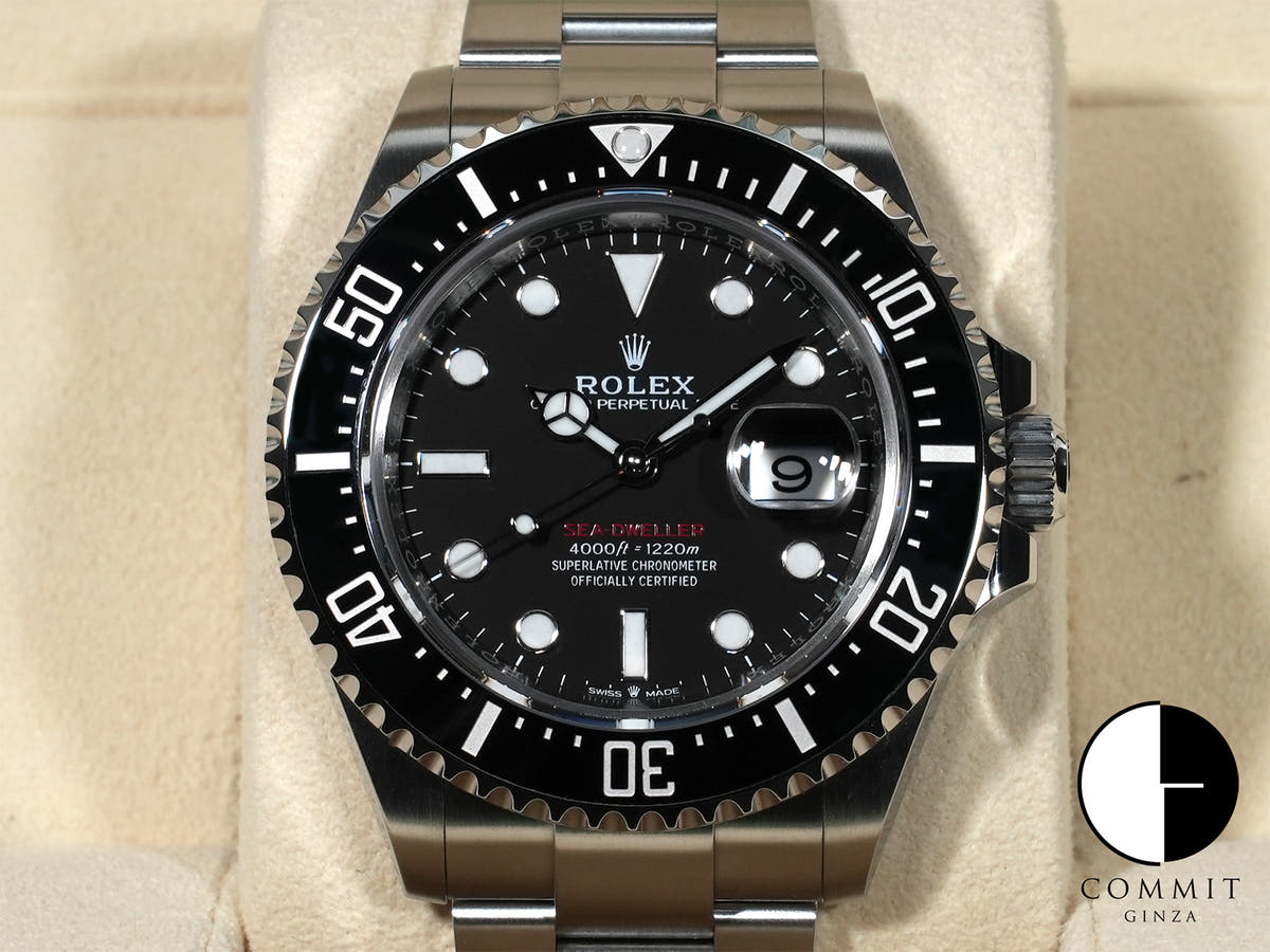 Rolex Sea-Dweller Ref. 126600 Stainless Steel Black Dial Excellent Condition z8t3nudk