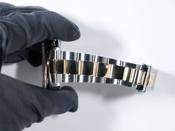 Rolex Daytona El Primero Ref. 16523NA Stainless Steel/Yellow Gold White Shell Arabic Dial Excellent Condition e5hscj4y