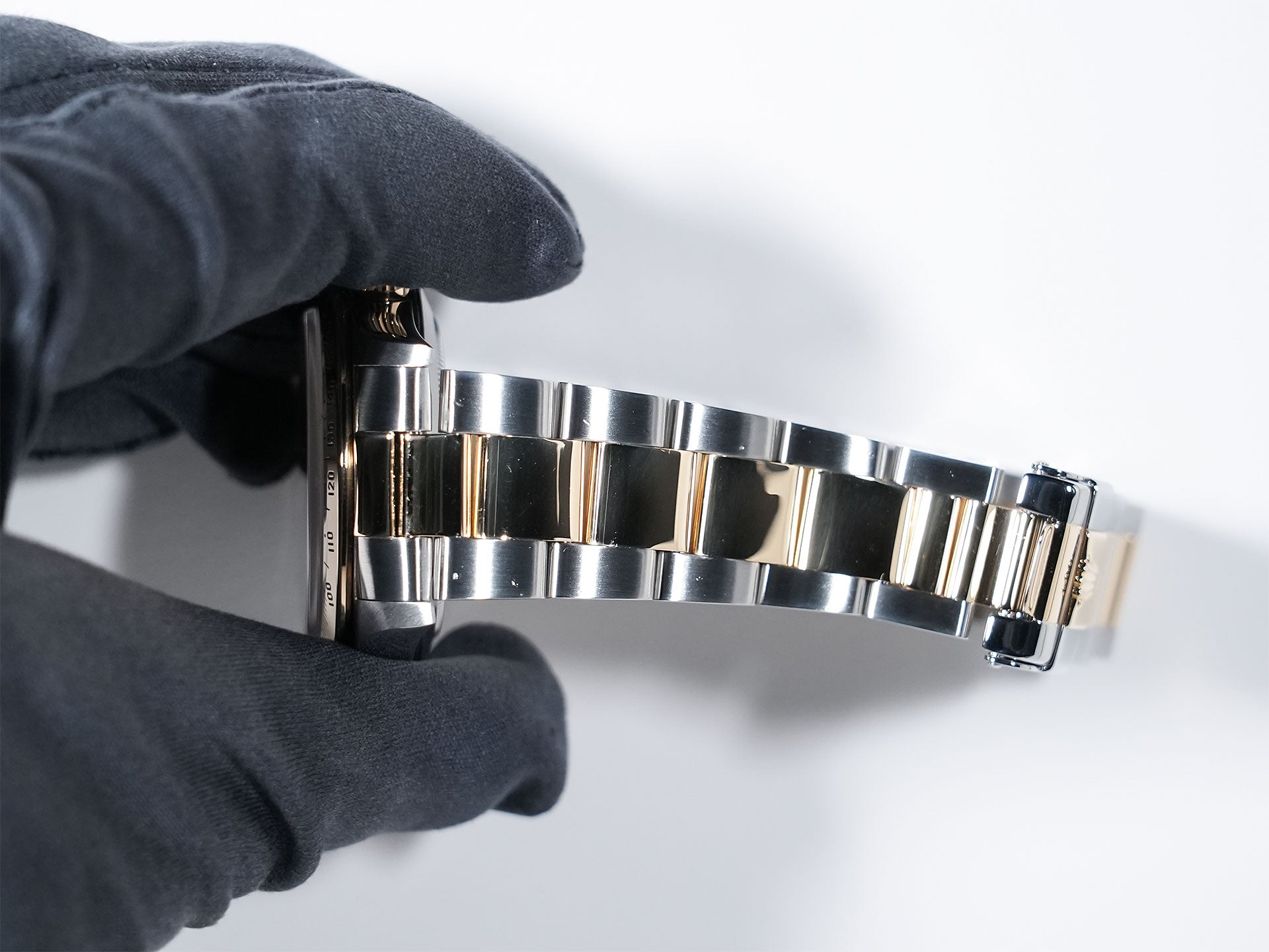 Rolex Daytona El Primero Ref. 16523NA Stainless Steel/Yellow Gold White Shell Arabic Dial Excellent Condition e5hscj4y