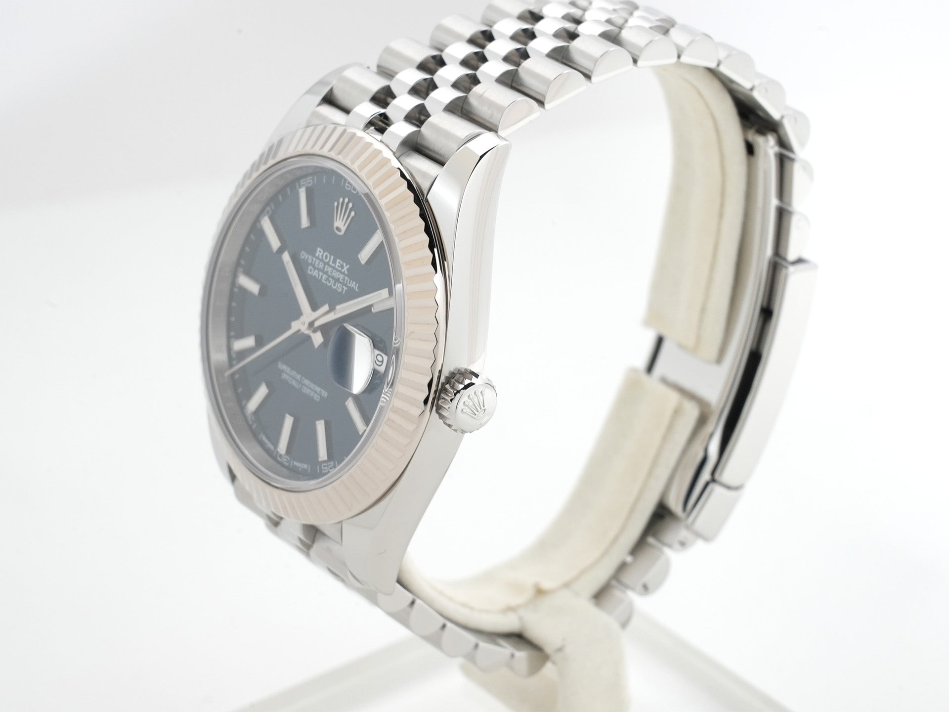 Rolex Datejust 41 Ref. 126334 Stainless Steel/White Gold Bright Blue Dial Jubilee Bracelet Excellent Condition 5w3r3dpe