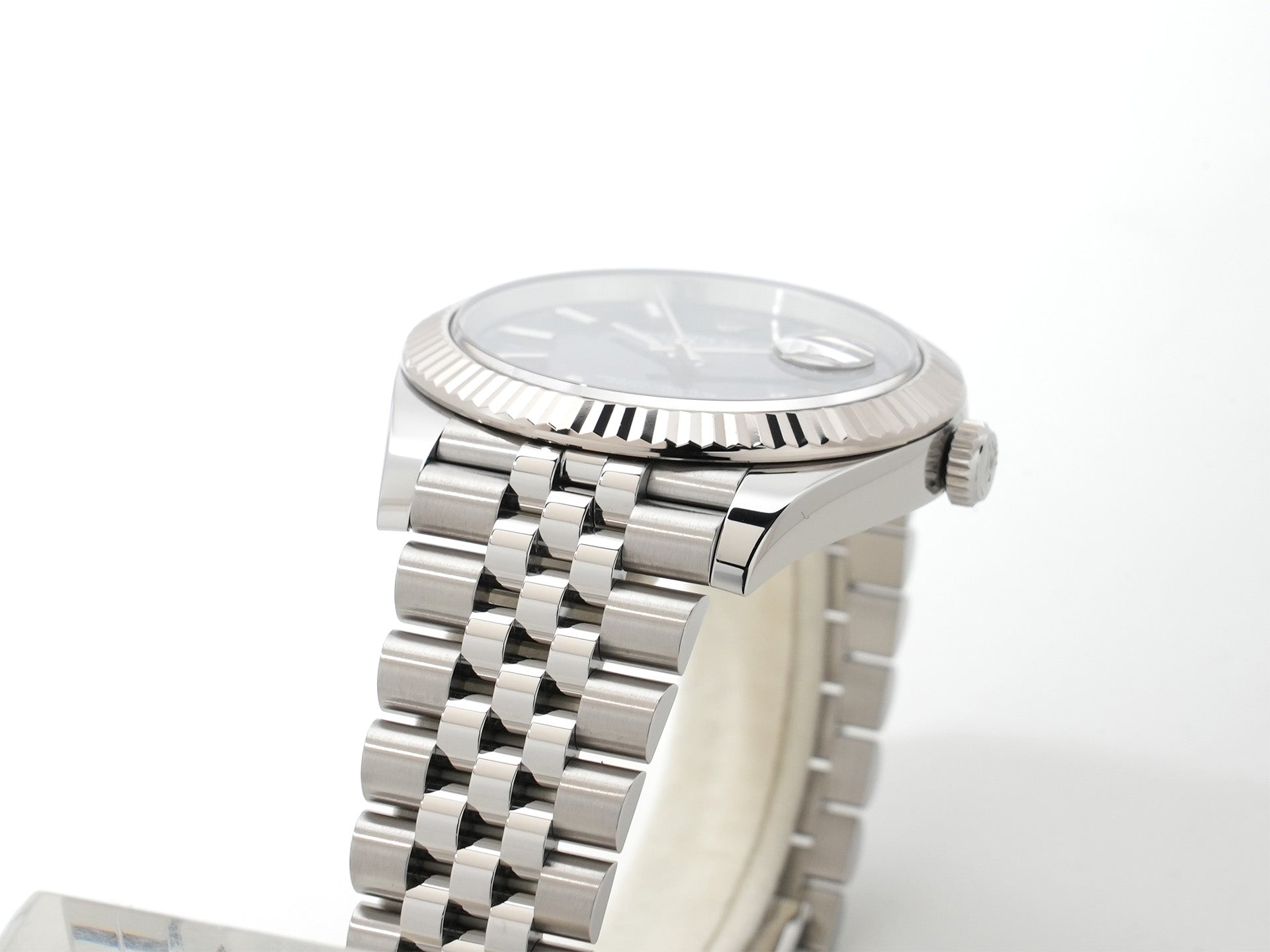 Rolex Datejust 41 Ref. 126334 Stainless Steel/White Gold Bright Blue Dial Jubilee Bracelet Excellent Condition 5w3r3dpe