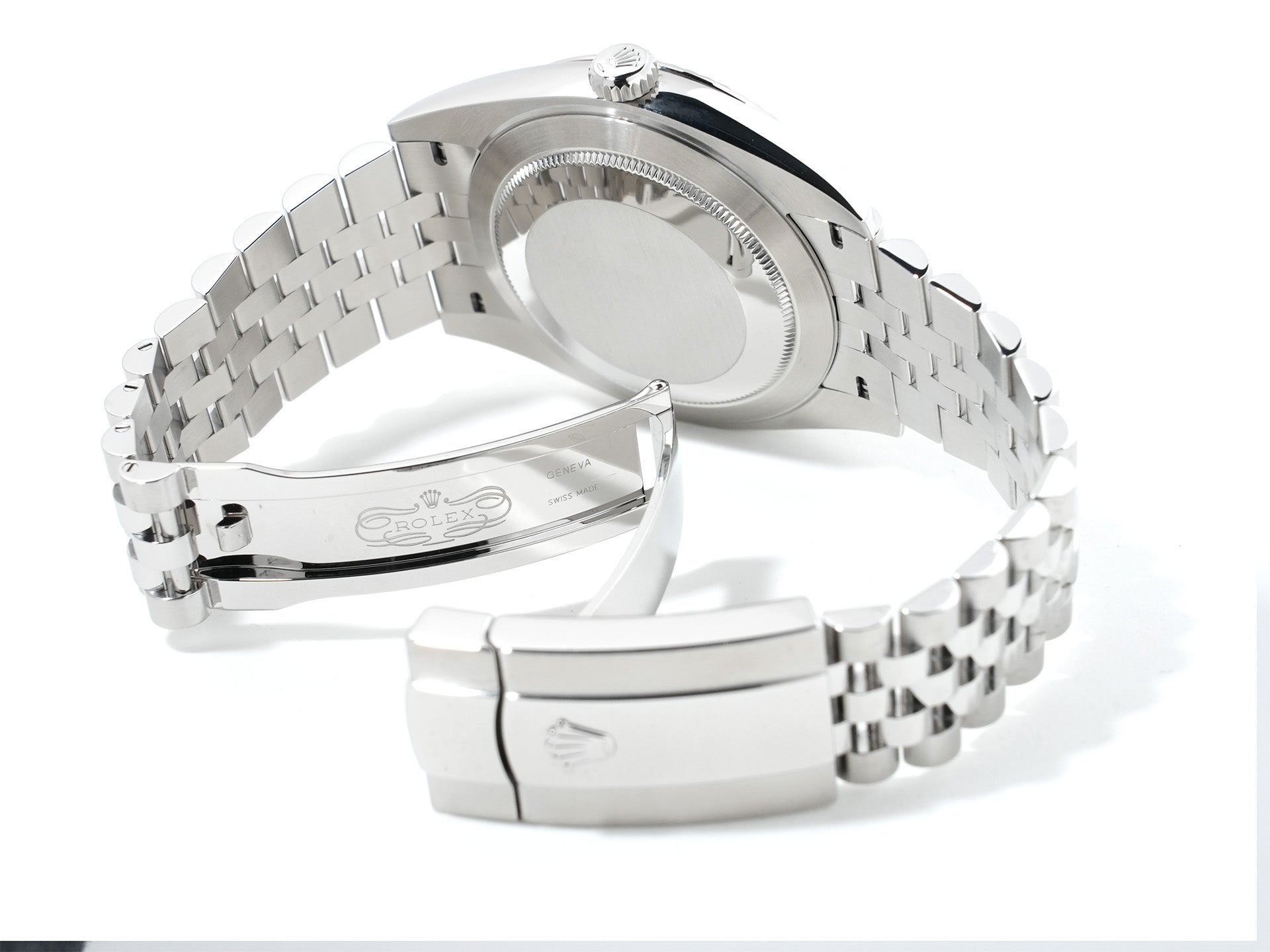 Rolex Datejust 41 Ref. 126334 Stainless Steel/White Gold Bright Blue Dial Jubilee Bracelet Excellent Condition 5w3r3dpe