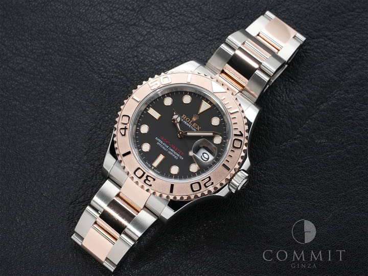 Rolex Yacht-Master 40 Ref. 126621 Stainless Steel/Everose Gold Black Dial Like New Pre-Owned fyggzoub