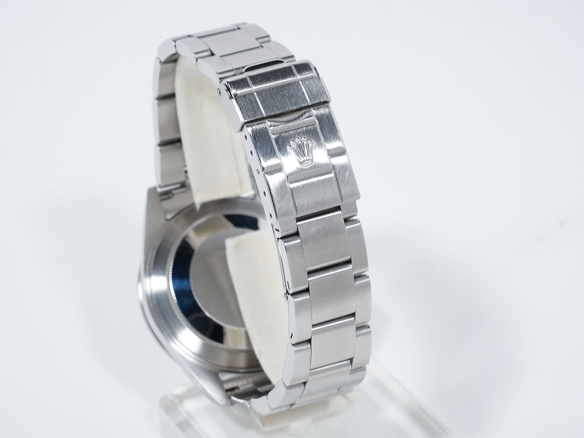 Pre-owned Rolex Explorer II Ref. 16570 Stainless Steel Black Dial Oyster Bracelet tpb8hnpp