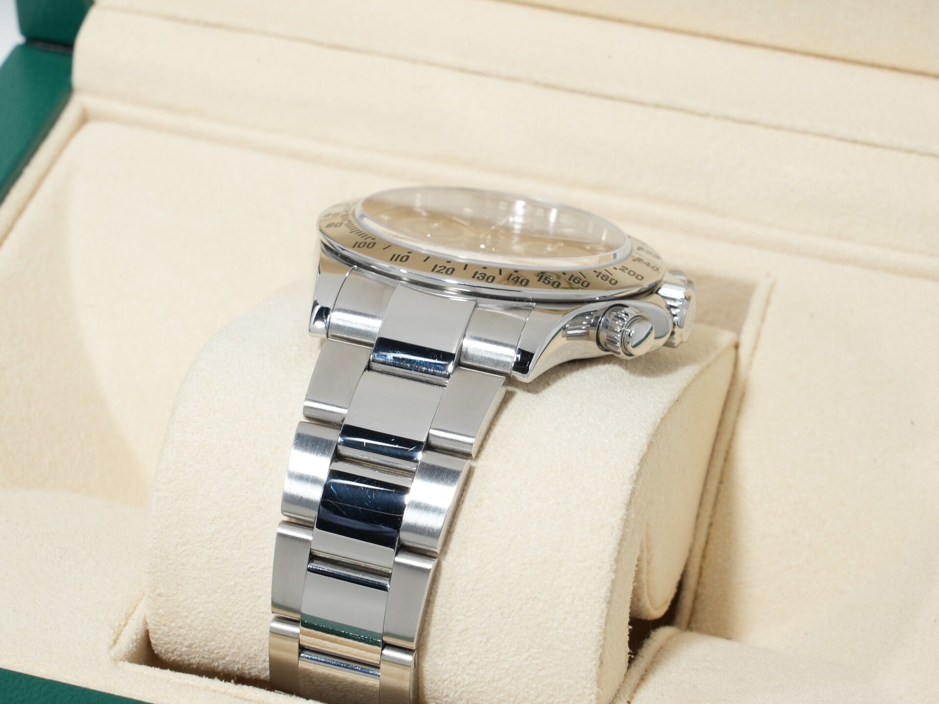 Pre-owned Rolex Daytona Ref. 116520 Stainless Steel Black Dial 9toza8cw