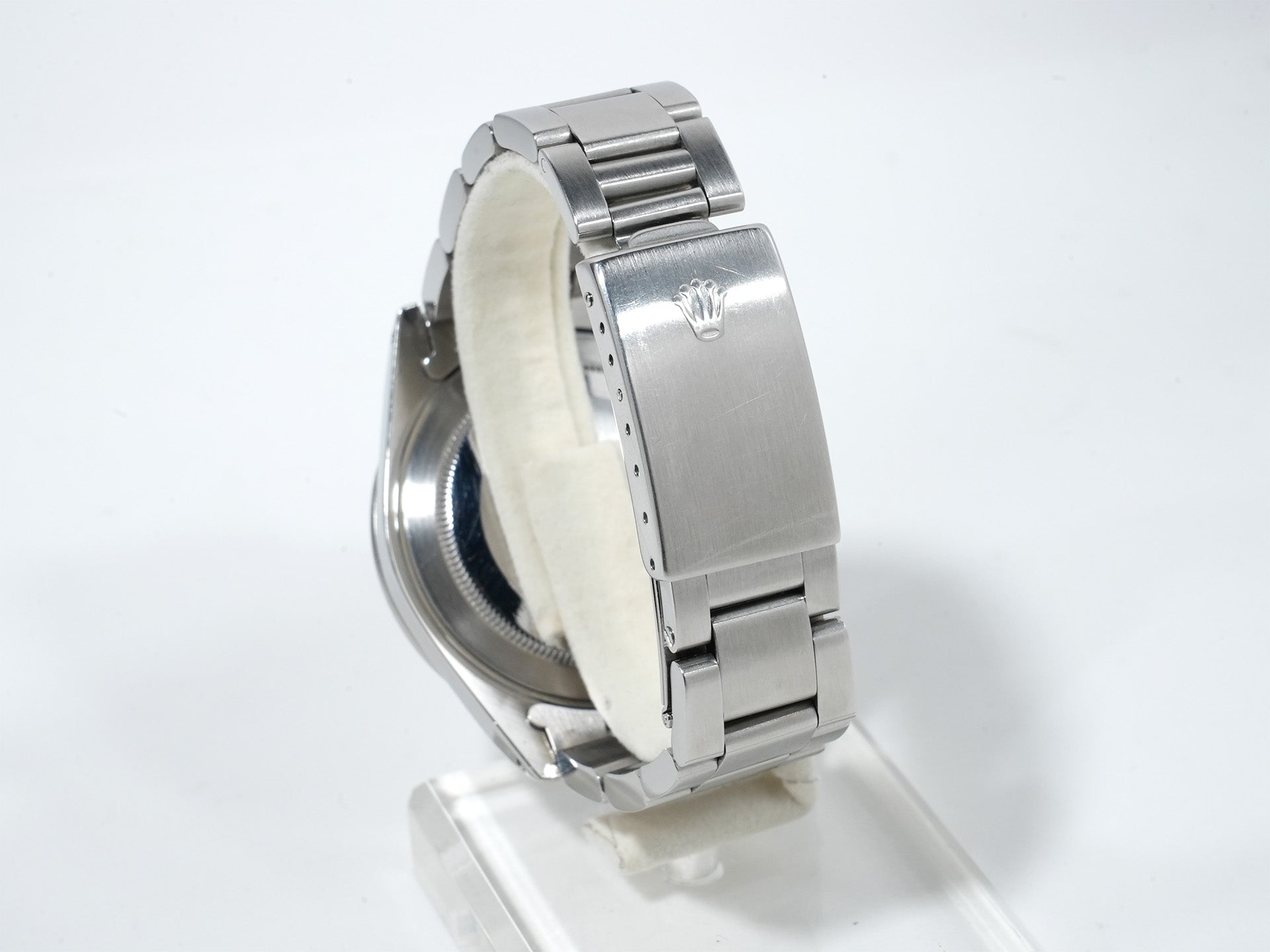 Pre-owned Rolex Explorer II Ref. 16570 Stainless Steel Black Dial Oyster Bracelet (y54f96tv)