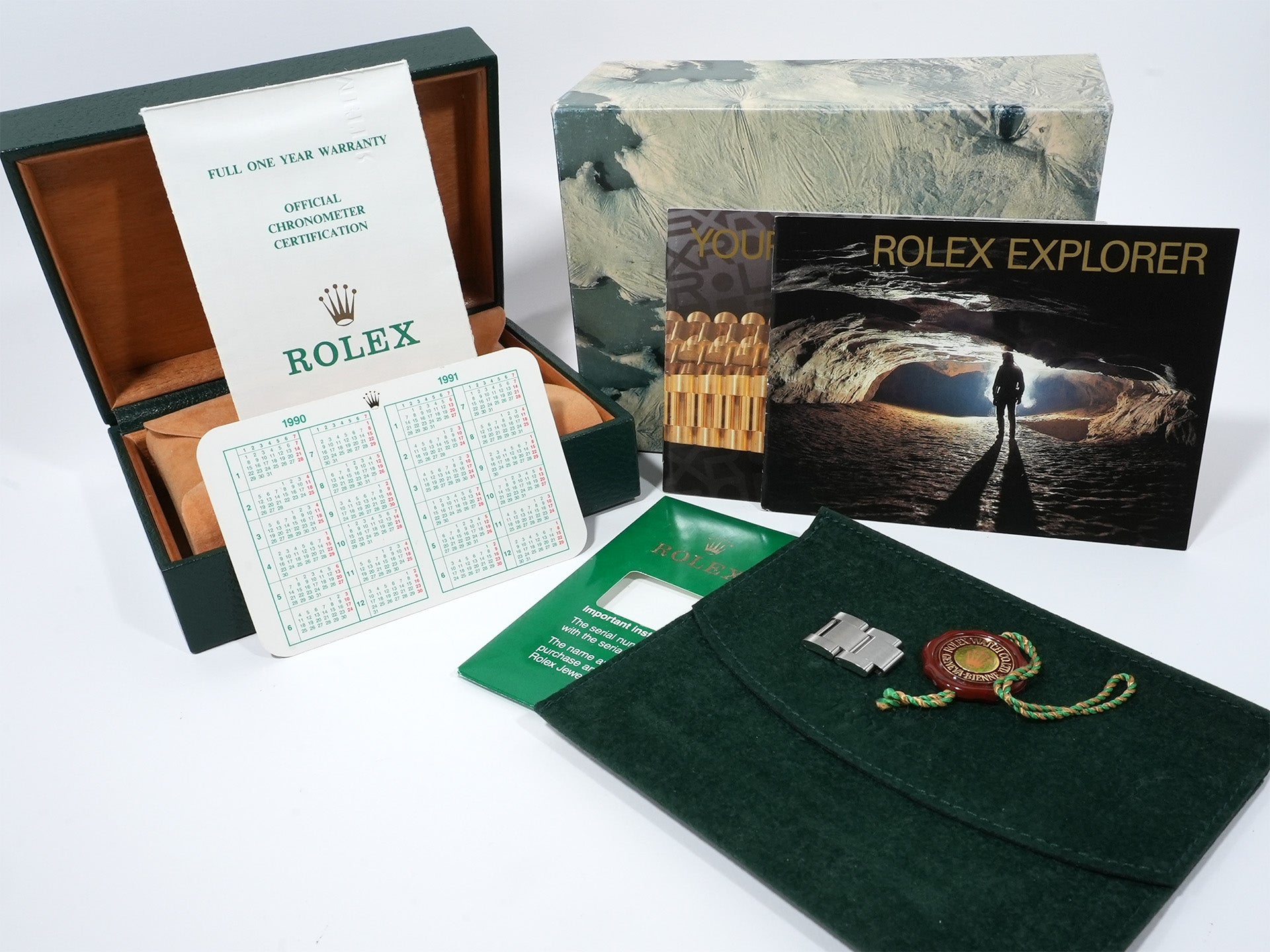 Pre-owned Rolex Explorer II Ref. 16570 Stainless Steel Black Dial Oyster Bracelet (y54f96tv)