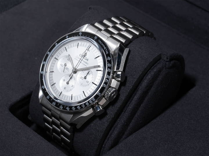 Omega Speedmaster Moonwatch Professional Co-Axial Master Chronometer Chronograph 42mm Ref. 310.60.42.50.02.001 Canopus Gold Silver Dial Pre-owned 7wtegqsv