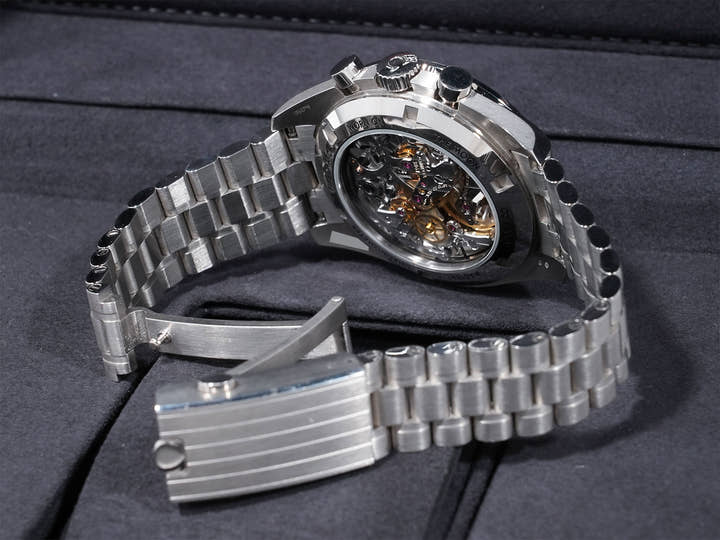 Omega Speedmaster Moonwatch Professional Co-Axial Master Chronometer Chronograph 42mm Ref. 310.60.42.50.02.001 Canopus Gold Silver Dial Pre-owned 7wtegqsv