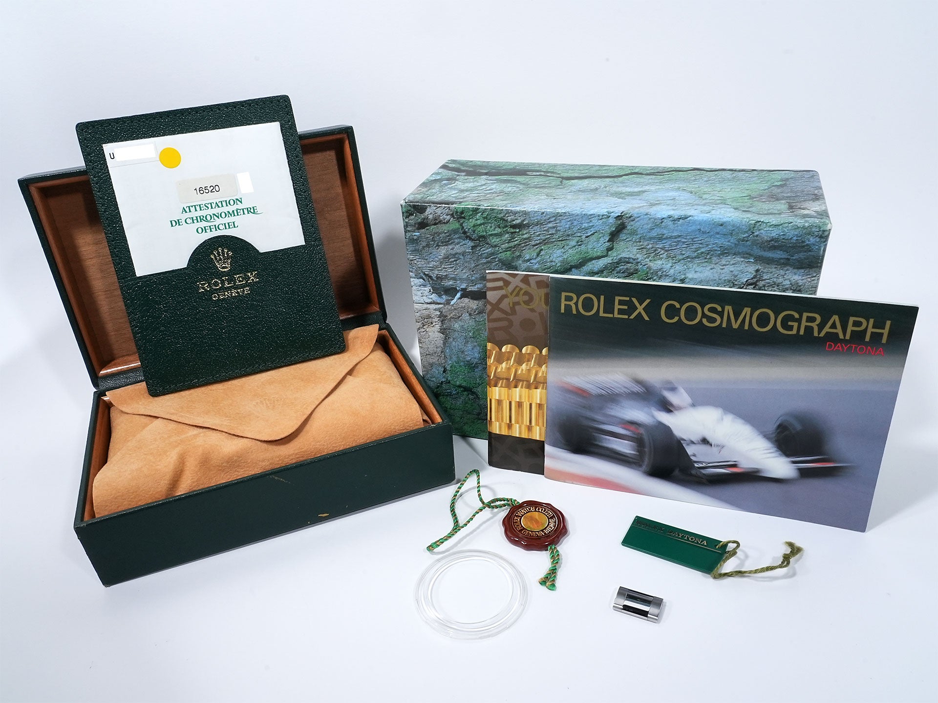 Pre-owned Rolex Daytona El Primero Ref. 16520 Stainless Steel Black Dial mwzd5hv6