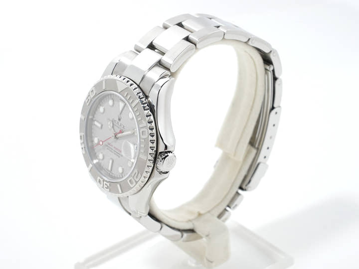 Rolex Yacht-Master Ref. 168622 Stainless Steel/Platinum with Rolesium Dial Pre-owned c8simq2c