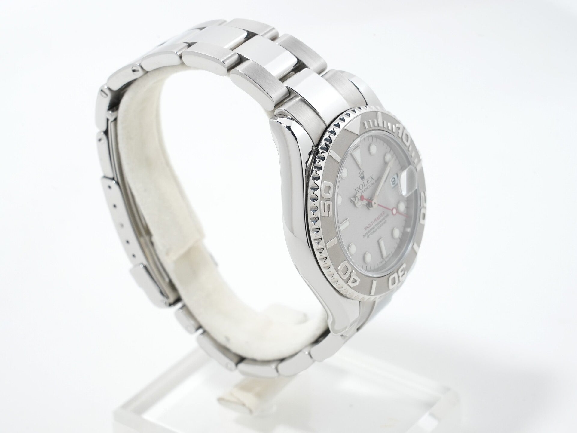 Rolex Yacht-Master Ref. 168622 Stainless Steel/Platinum with Rolesium Dial Pre-owned c8simq2c