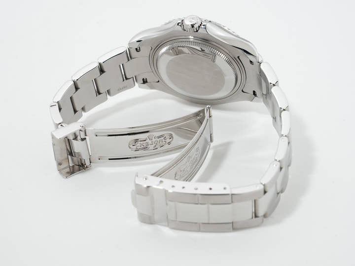 Rolex Yacht-Master Ref. 168622 Stainless Steel/Platinum with Rolesium Dial Pre-owned c8simq2c